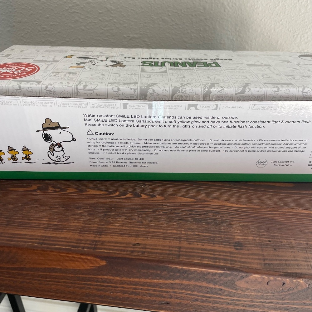 NEW Peanuts Beagle Scout String Light Set - Picture 7 of 11